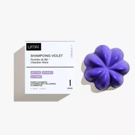 Shampoing Violet solide pour cheveux blonds
