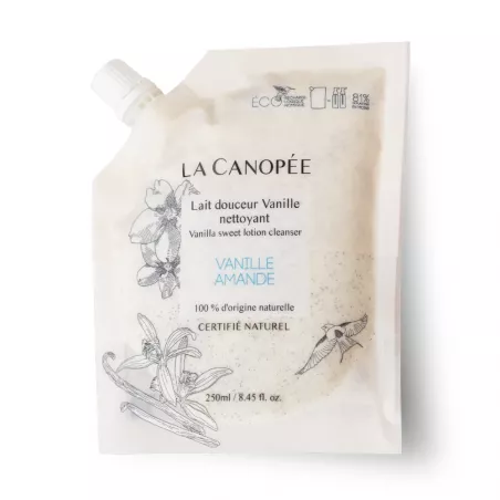 Anti-gaspi Lait nettoyant Douceur Vanille format recharge - La Canopée