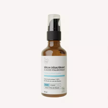 Sérum visage désaltérant BIO à l'Acide Hyaluronique
