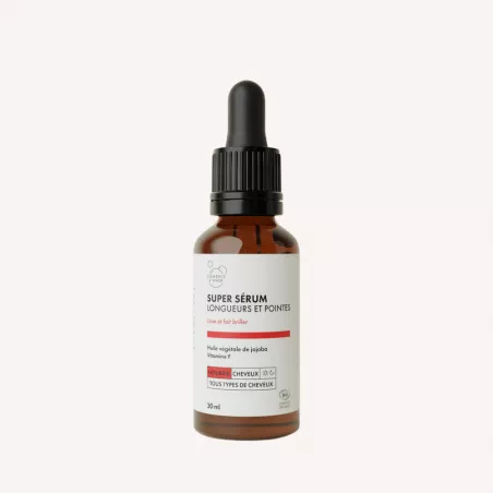 Soin cheveux Super Sérum Longueurs et Pointes Bio - Clémence & Vivien