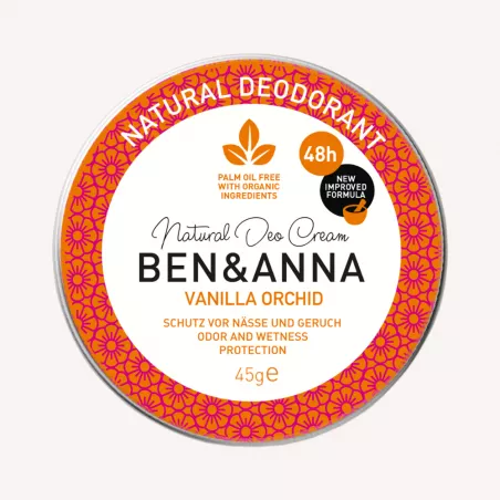 Déodorant Naturel "Vanilla Orchid" - Boîte Métal - Ben & Anna