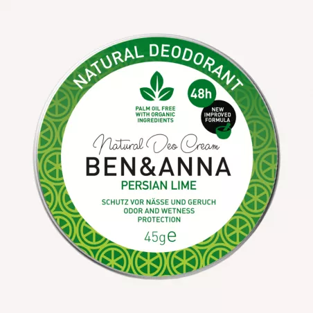 Déodorant Naturel "Persian Lime" - Boîte Métal - Ben & Anna