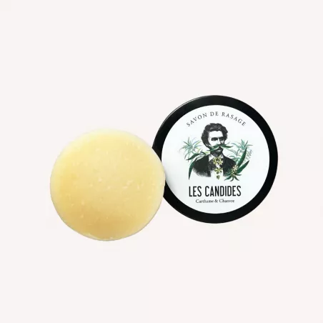 Savon de rasage Carthame & Chanvre rechargeable - Prosper - Les Candides