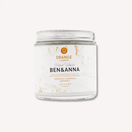 Dentifrice pour dents sensibles au fluor en pot - Ben & Anna