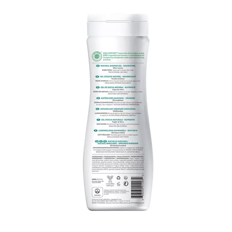 gel douche nourrissant